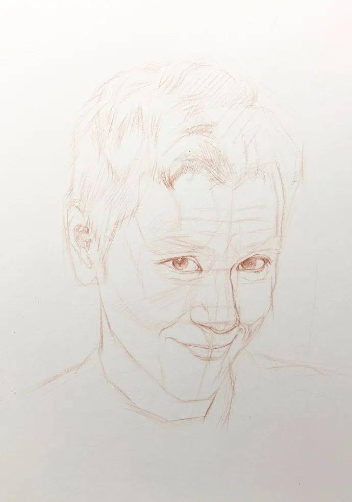 彭于晏彩铅肖像步骤图!_版权_art_方寸