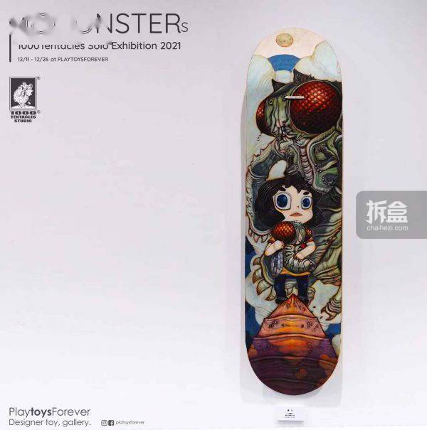 平面|MOOONSTERS – 1000Tentacles Solo Exhibition 2021