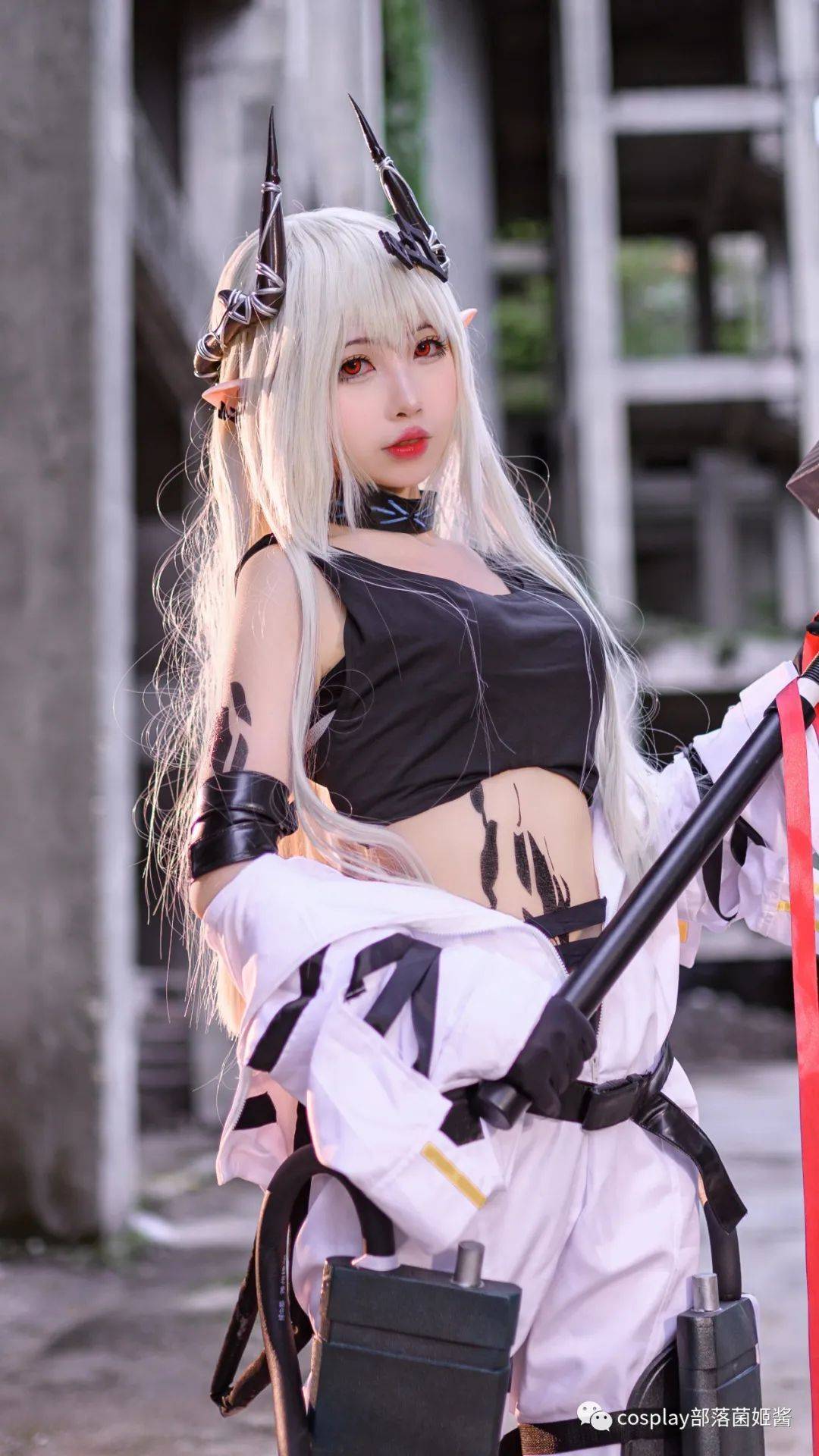 cos明日方舟泥岩cos正片雪糕