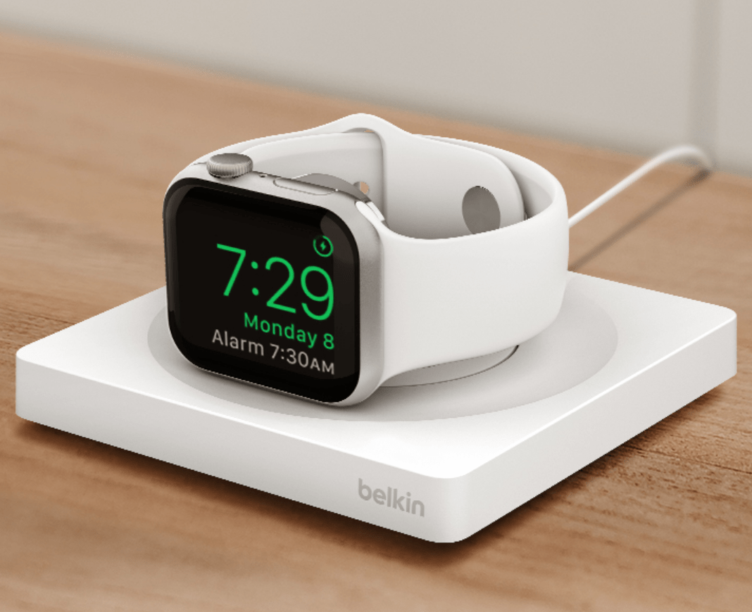 苹果|贝尔金 Apple Watch 7 快充充电器 BoostCharger Pro 上市