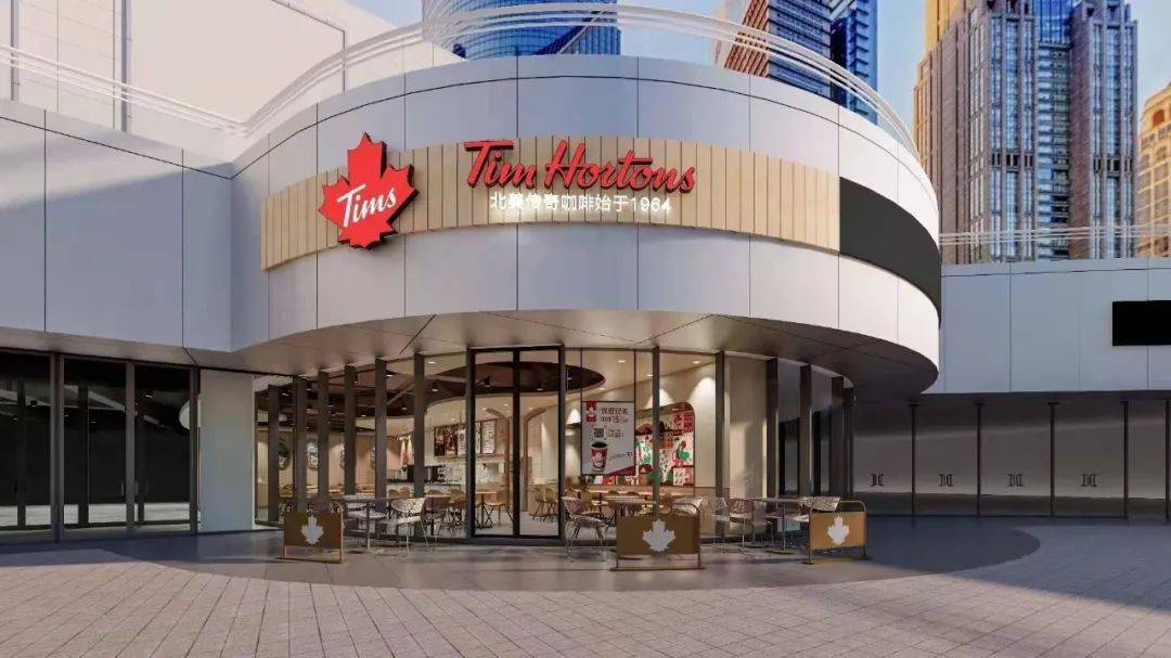 tims山东首家红枫店来金狮广场了30天免费喝咖啡还有圣诞新品嘘