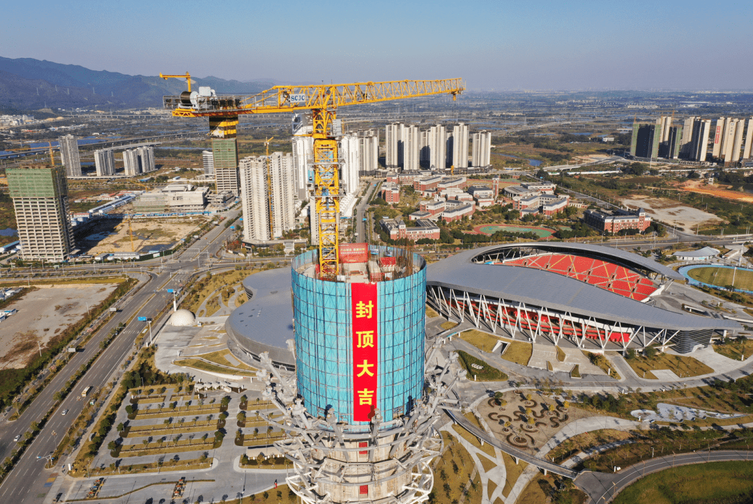 168米高还有直升机停机坪肇庆这座地标建筑有了新进展