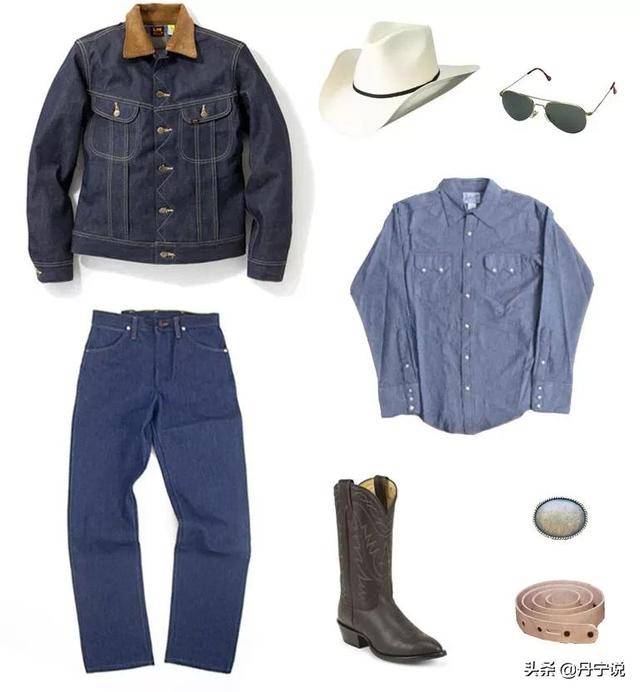 美国西部牛仔文化的标志一条wrangler13mwz牛仔裤够了