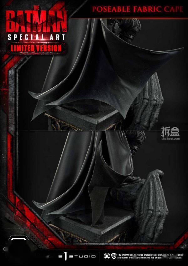 蝙蝠侠PRIME 1 STUDIO 1/3 2022电影 THE BATMAN 蝙蝠侠雕像