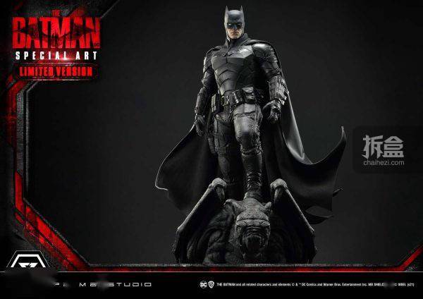 蝙蝠侠PRIME 1 STUDIO 1/3 2022电影 THE BATMAN 蝙蝠侠雕像