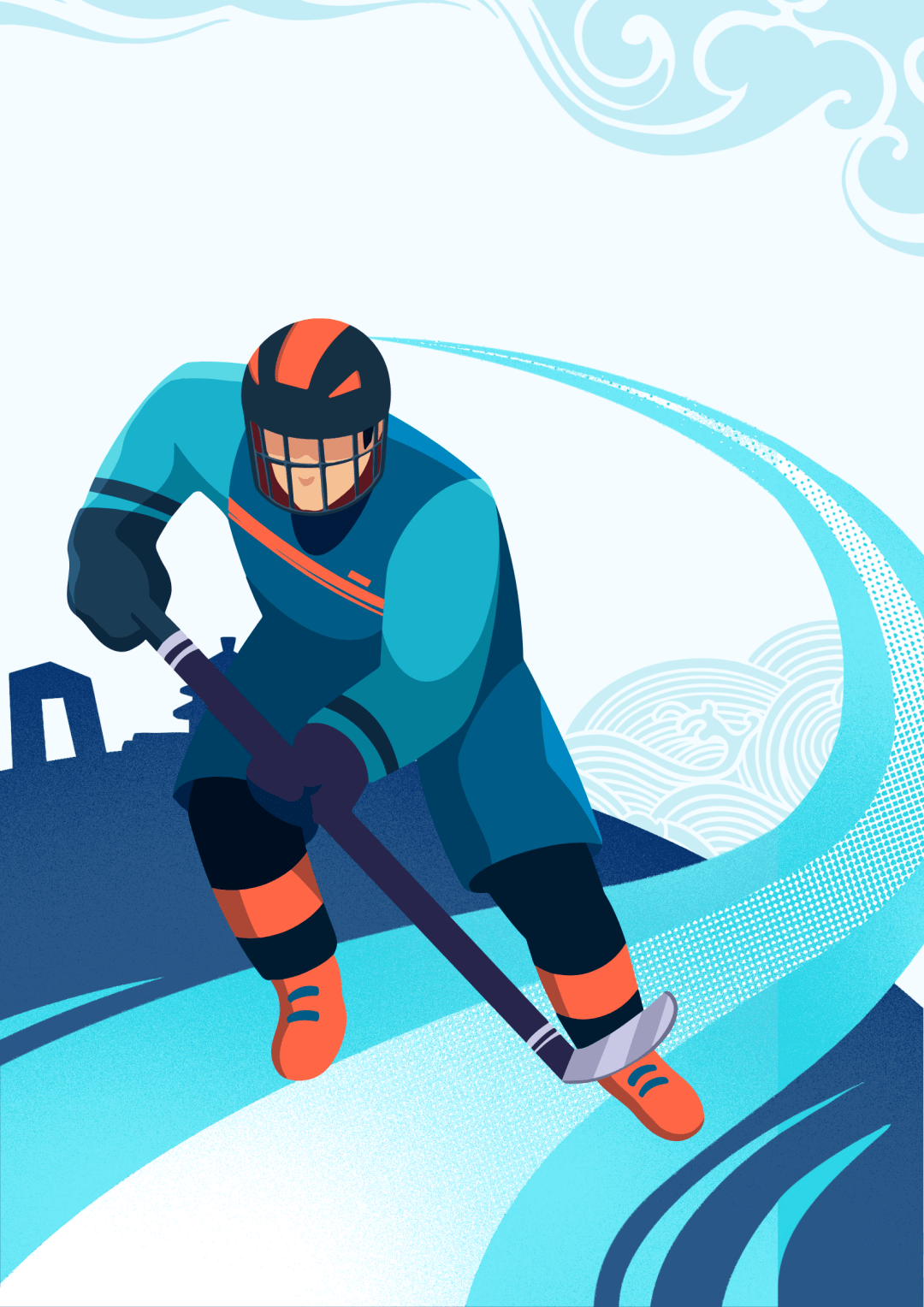 一起向未来丨你说象棋和曲棍球区别大不大