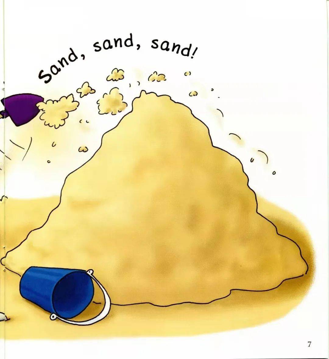 胖胖阿姨讲故事 | 我的沙堡最棒了~_英语_sand_the