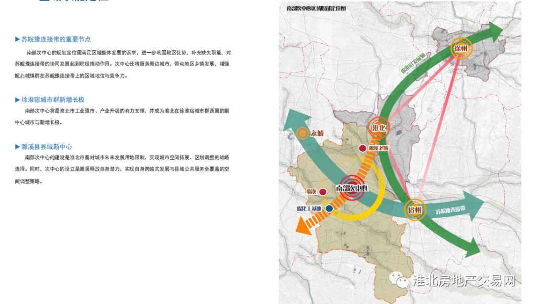 最新規劃圖流出投資約55億淮北南部次中心未來將這麼建打造濉溪縣域新