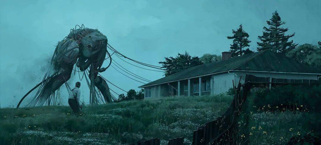 画集收录电幻国度新未来主义概念设定集神级视觉独特的画风