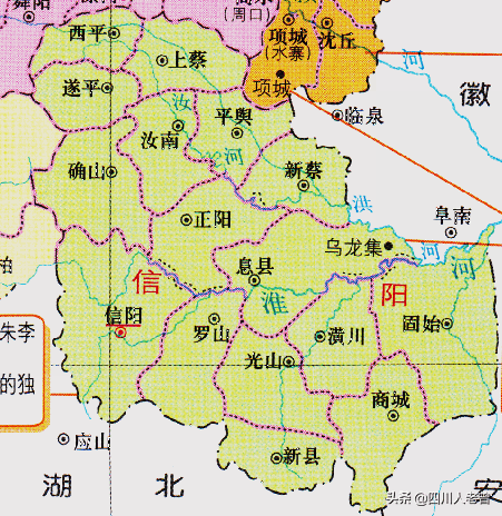 信阳潢川地图高清全图图片