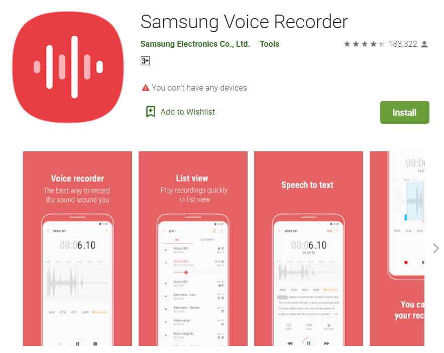 录音机|三星录音机 App 更新支持 Android 12，为 One UI 4 正式版做准备