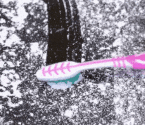 牙缝里|「牙齿橡皮擦」?一刷香口、黄渍消，二刷牙齿白如雪！