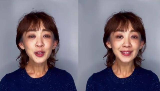 43岁瑶淼近照显憔悴眼底青黑色斑多太消瘦说起话来青筋暴起