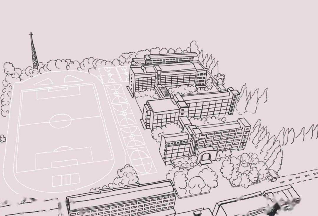 武进这所学校有了自己的手绘校园地图一起来欣赏下