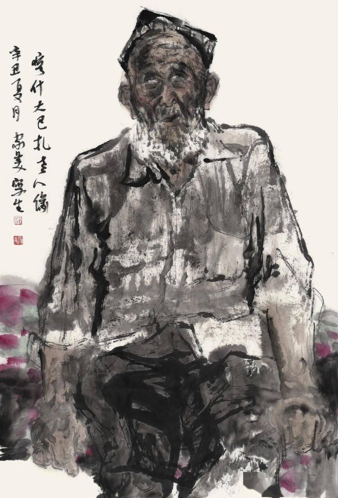 高台古城楼一青 古城写生张苡铖 古城写生宋丽容 古城印象王宝华 胡杨