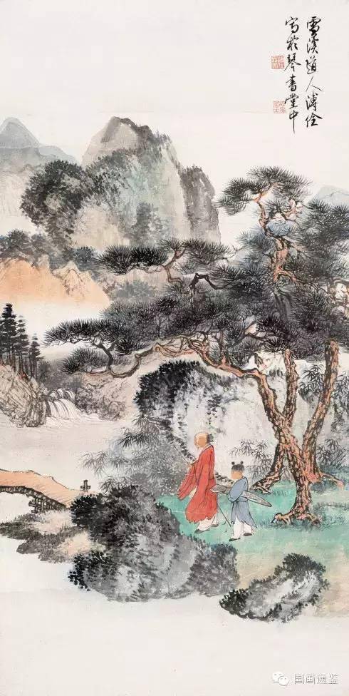 书画访友图 访友图画作与玉雕作品欣赏