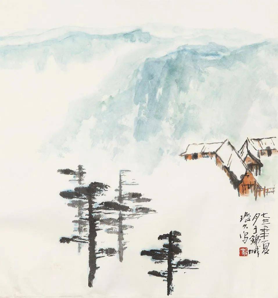 冬至名家冬景山水送给你