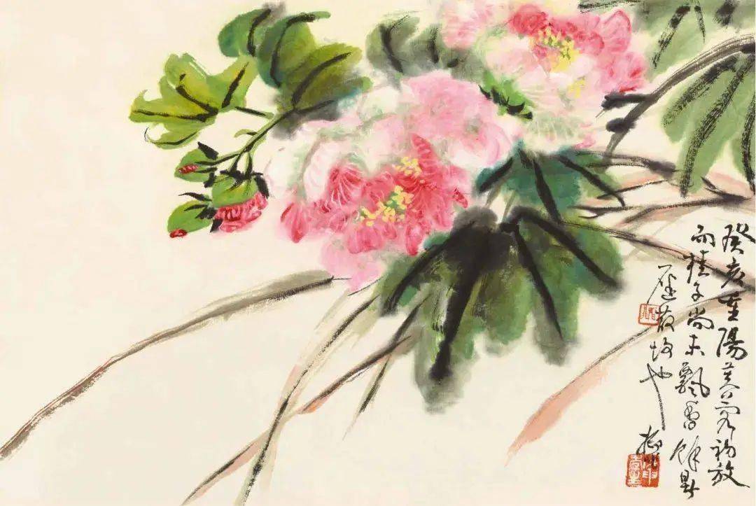 陸抑非 花鳥 454 陆抑非（1908-1997） 花鸟专业、协作、开拓