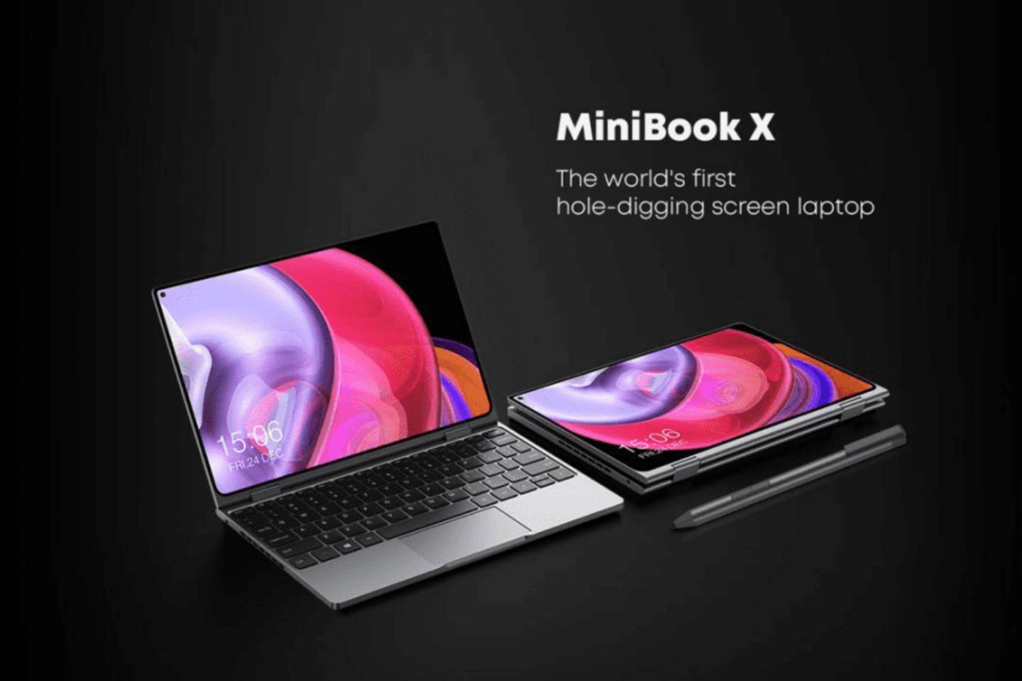 MiniBook|驰为发布 MiniBook X 翻转本：10.8 英寸 2K 屏，10nm 赛扬