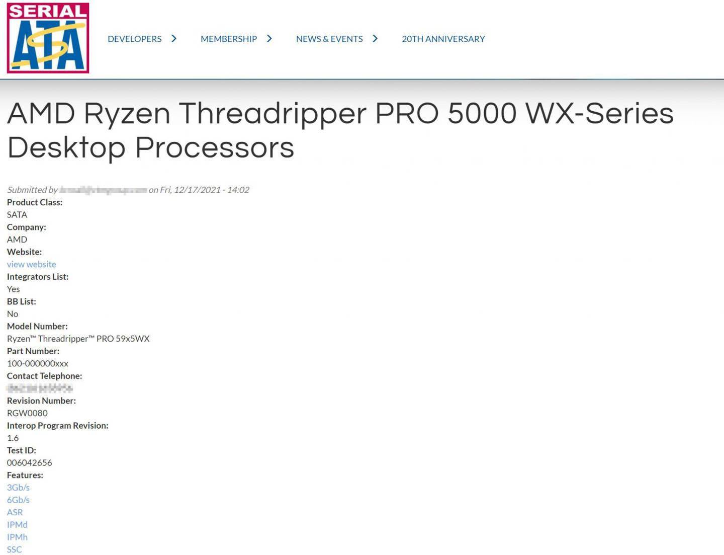 型号|新一代线程撕裂者，AMD Threadripper PRO 5000 WX 通过认证