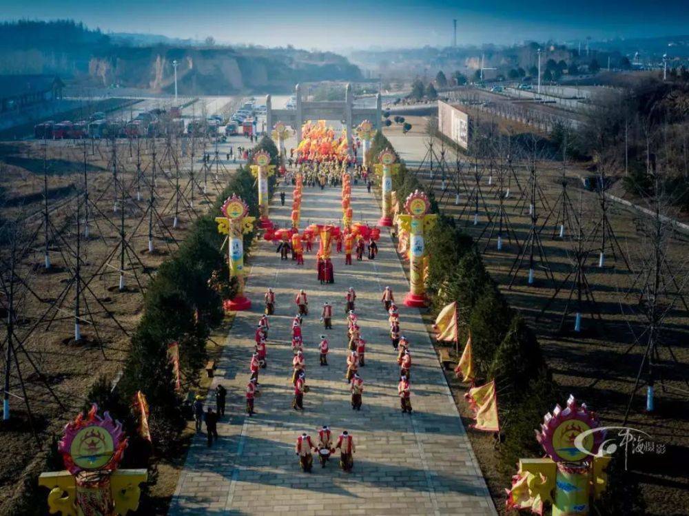 高平炎帝陵祭祀现场照流出太震撼