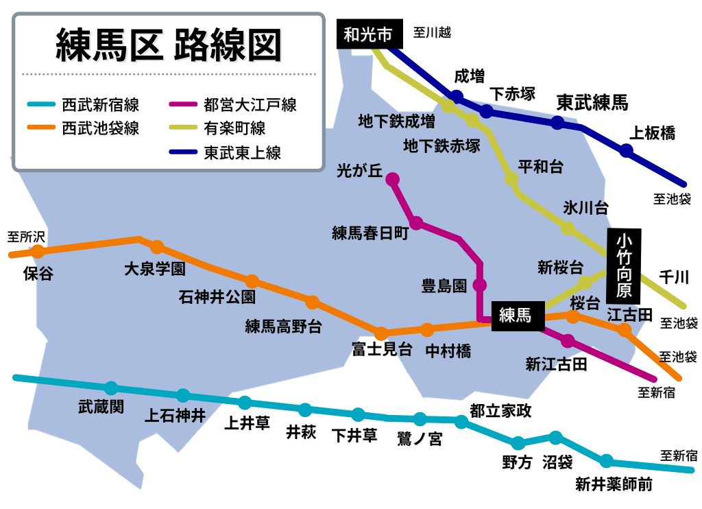 人口持续増加&地价up的练马区商铺值得您投资_日本_交通_东京