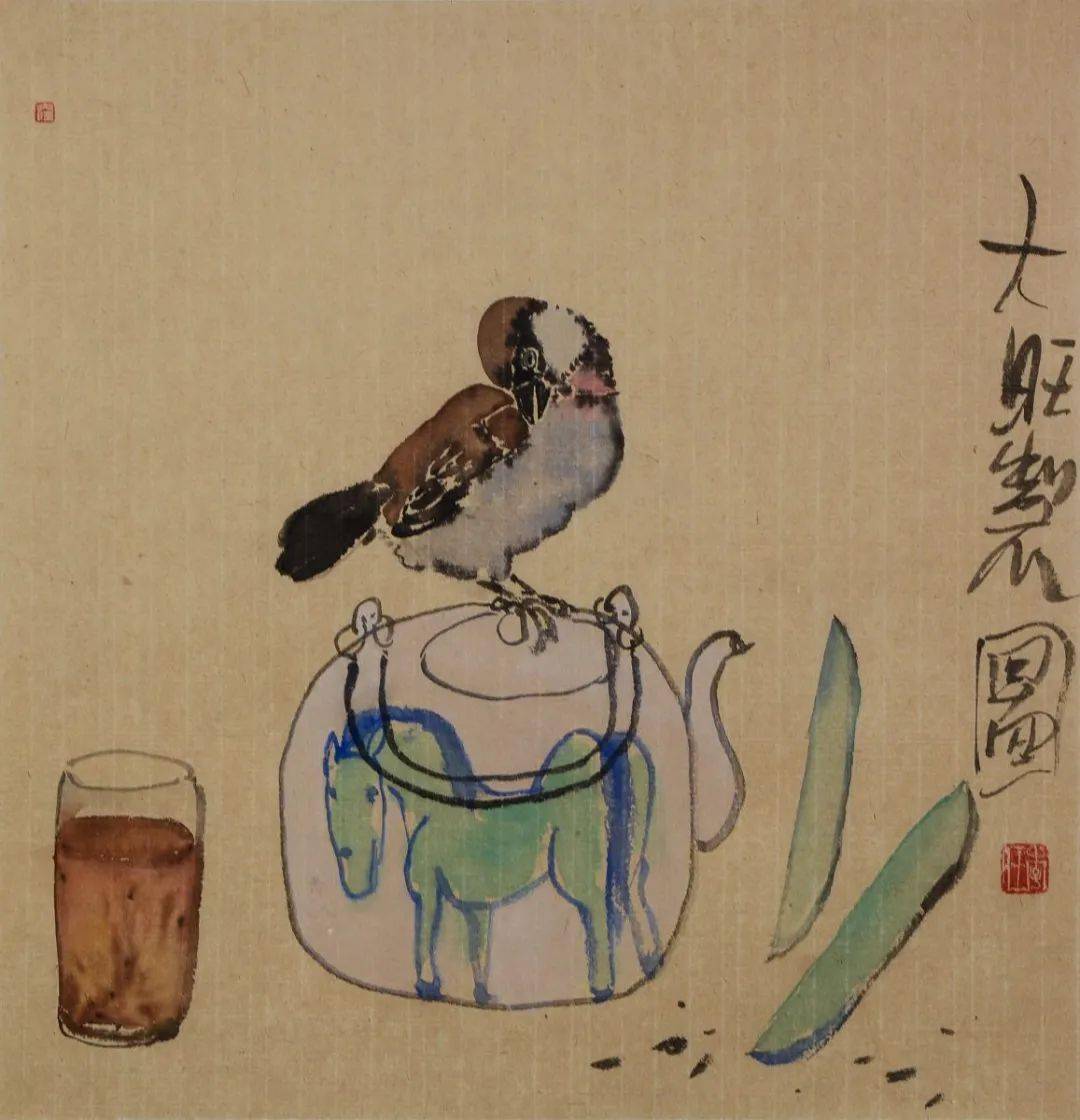 闲散宁静超凡脱俗李旺的中国人物画