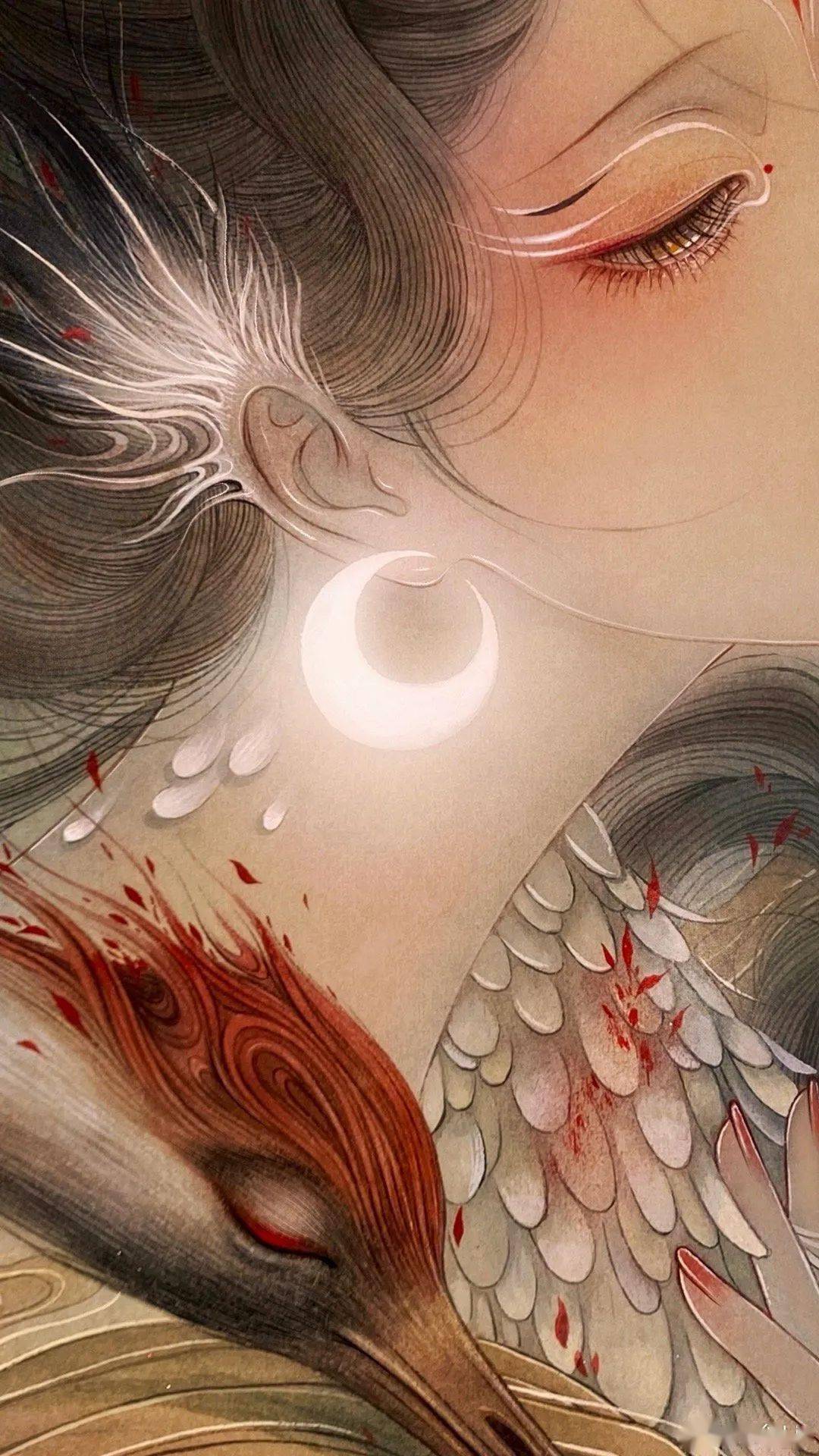 画皮画骨难画魂看了她笔下的女妖才知道什么是回眸一笑百媚生