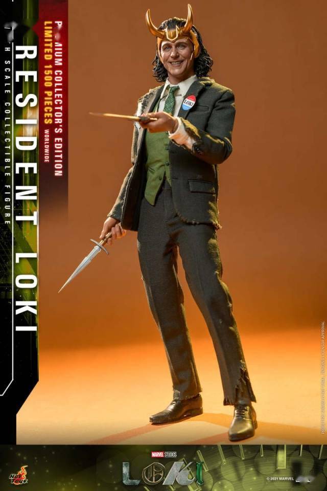 收藏版模玩资讯：Hot Toys《洛基》总统洛基 高级收藏版 1/6比例收藏级人偶