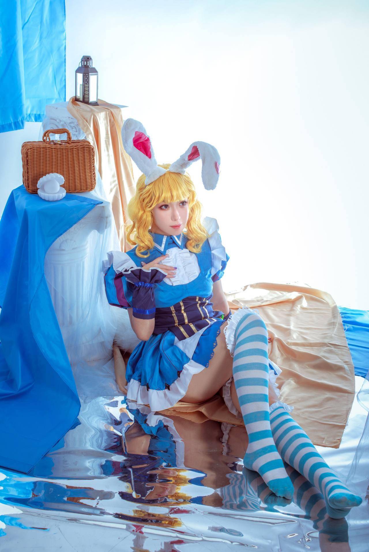 《王者荣耀》妲己仙境爱丽丝cosplay