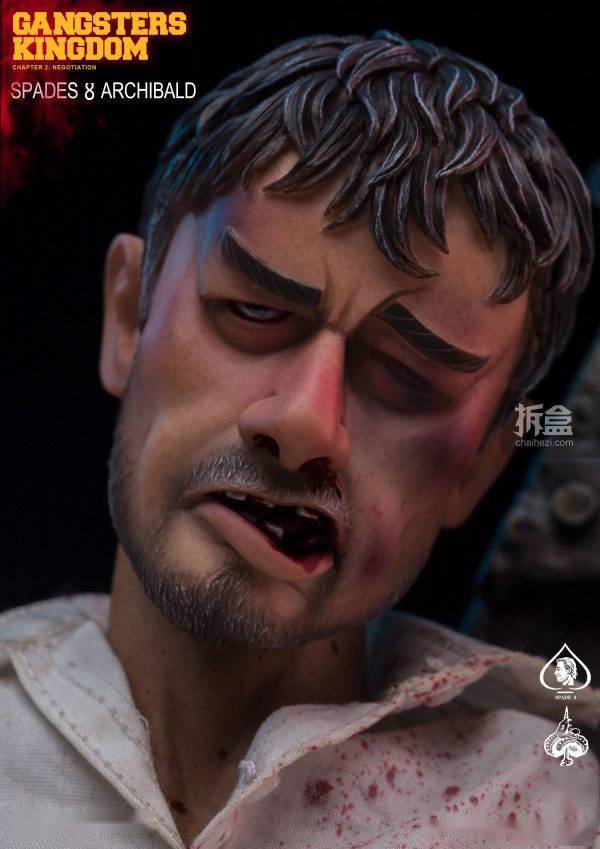 人偶|DAMTOYS 新品：1/6 黑帮王国—–黑桃8 /SPADE 8 ARCHIBALD 可动人偶