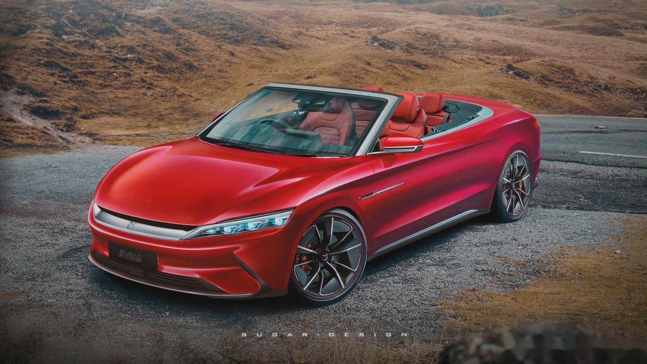 不得不说,无论是把比亚迪汉改成跑车还是瓦罐车型,看起来都美翻了.