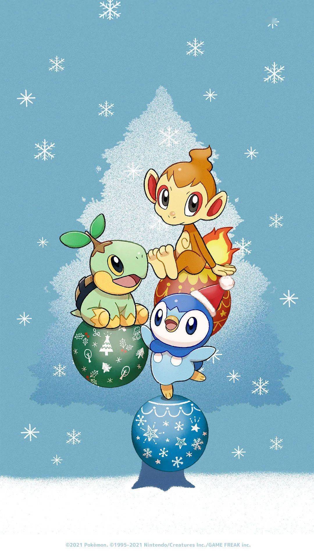 【壁纸】宝可梦官方发布圣诞壁纸_宝可梦_壁纸_官方