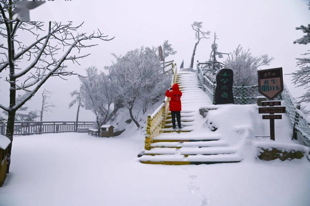 西岔沟雪景图片