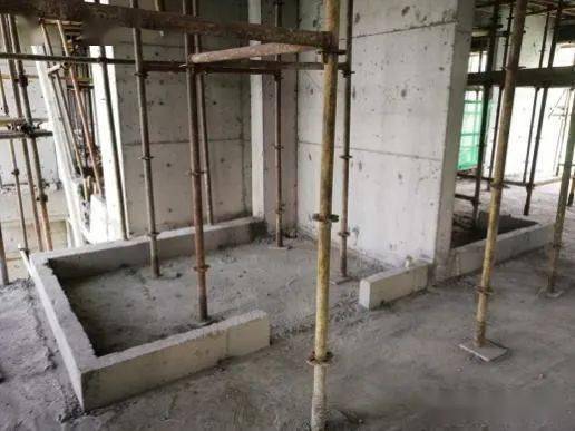 厨卫间反坎一次浇筑如何施工现场示例