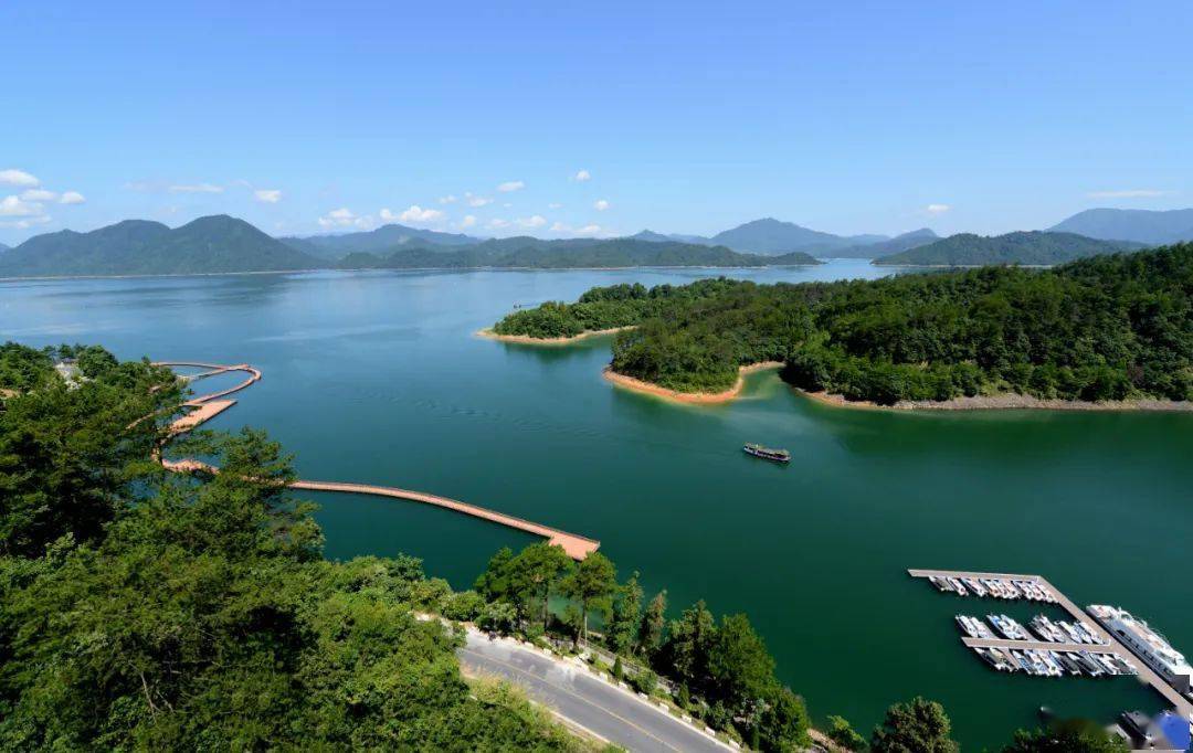 海峽兩岸姊妹湖——安徽黃山太平湖_風景區_青山_翡翠