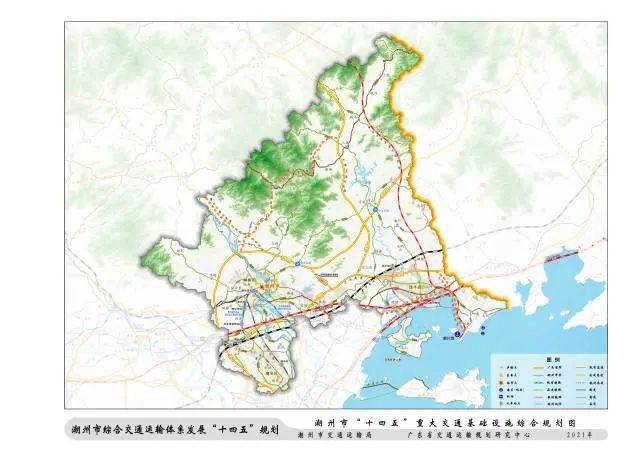 潮州市综合交通运输体系发展“十四五”规划》中大埔至潮州港疏港铁路穿过 