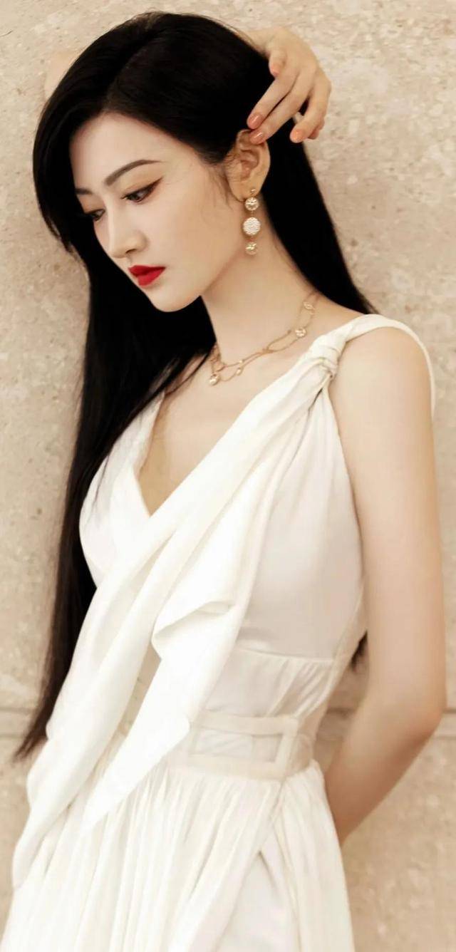 景甜女神真的很美清纯高雅美丽文静大气质佳