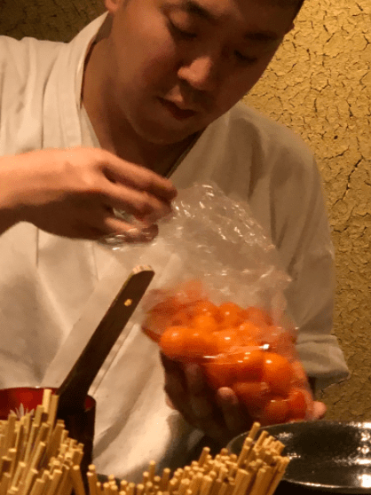 日本烤串提灯怎么吃