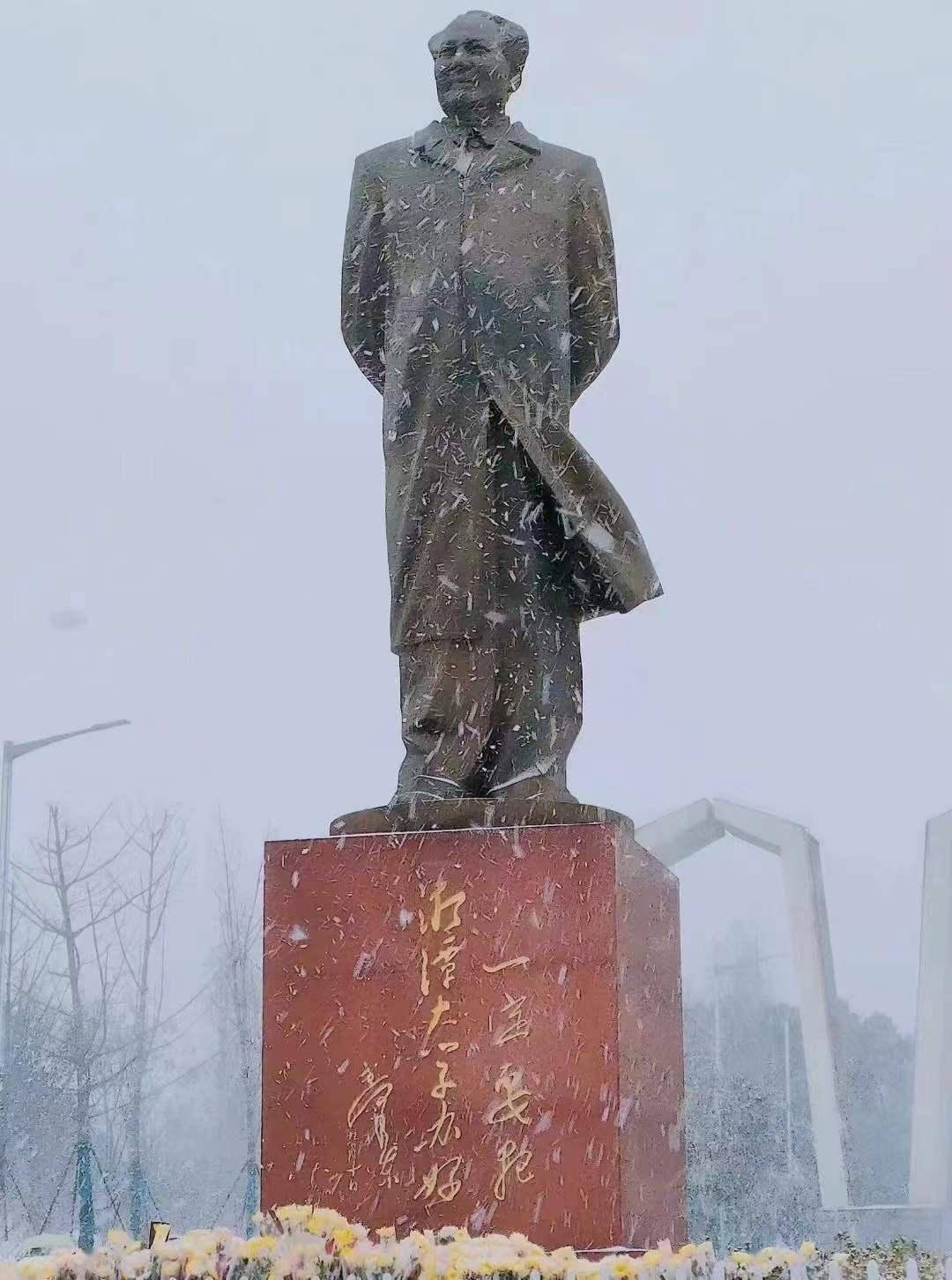 初雪|湖南高校初雪图鉴 第一次这么认真地赏雪