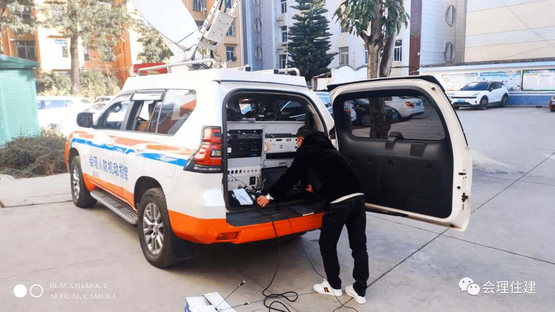 会理市人民防空办公室与全州卫星通信车互联互通 通讯 各县市 能力