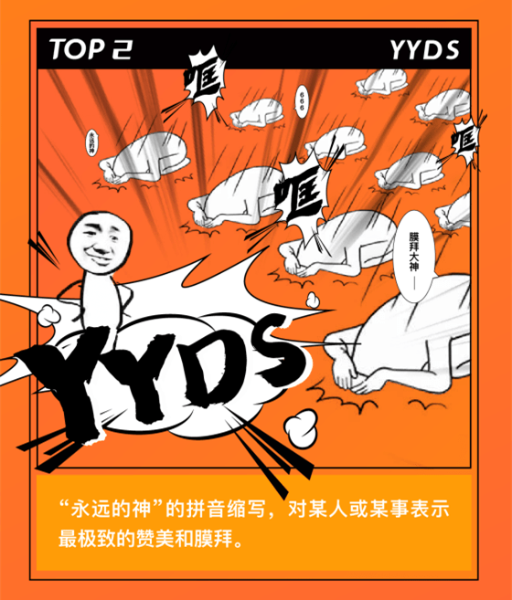 yyds|斗鱼公布 2021 年度十大弹幕