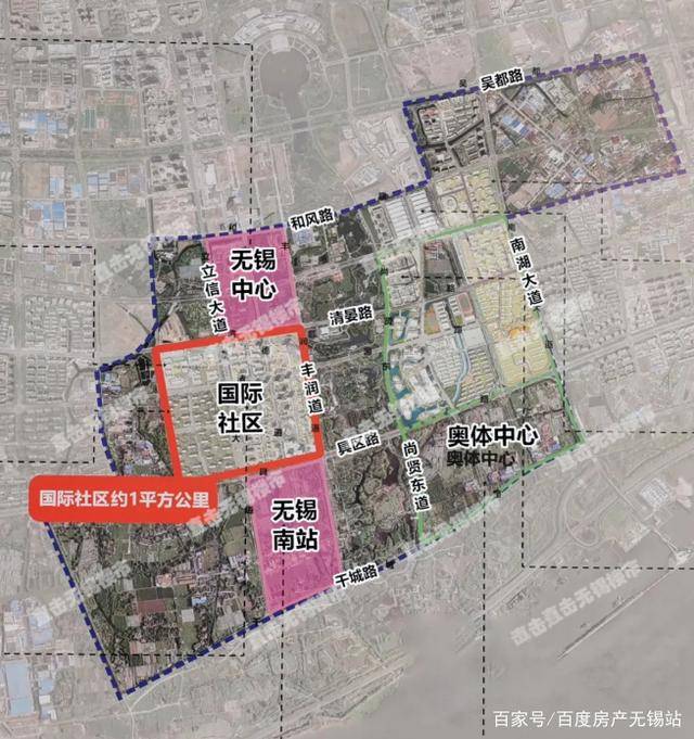 刚刚奥体中心无锡南站无锡中心具体位置效果图曝光