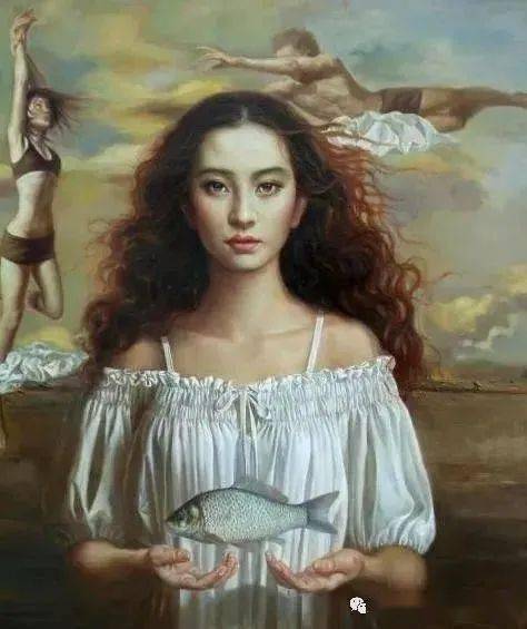 中国女画家李旭萍人物油画作品欣赏