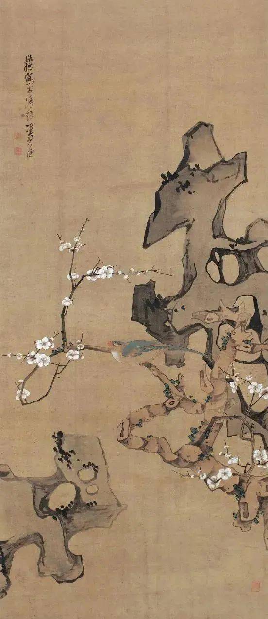 艺赏| 陈洪绶画梅,高古!_陈老莲_内容_加文