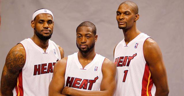 nba历史五大三巨头组合,热火排第四,第一名实至名归