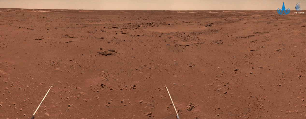 火星探测|国家航天局发布天问一号探测器传回图像