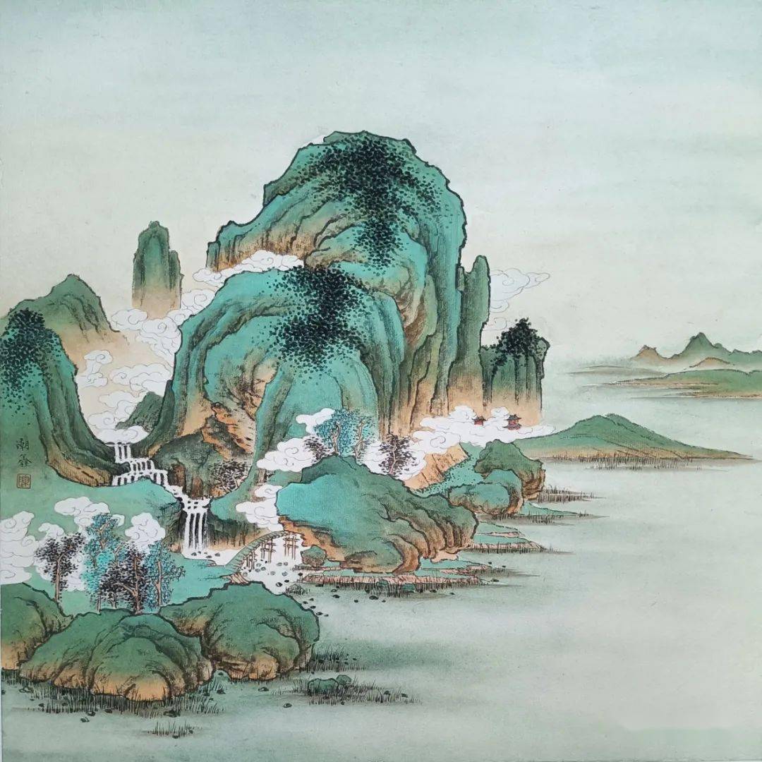 珍鑫瑜树陈潮鑫工笔临画小赏