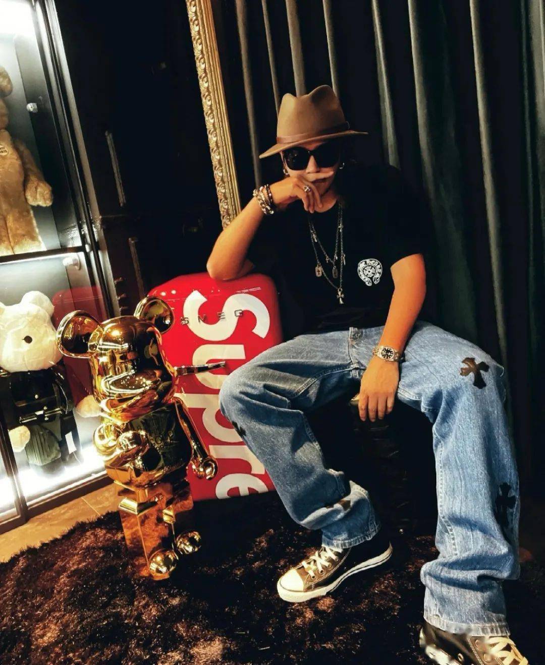 众所周知,作为潮牌主理人的罗志祥,在国内潮流收藏方面名列前茅.