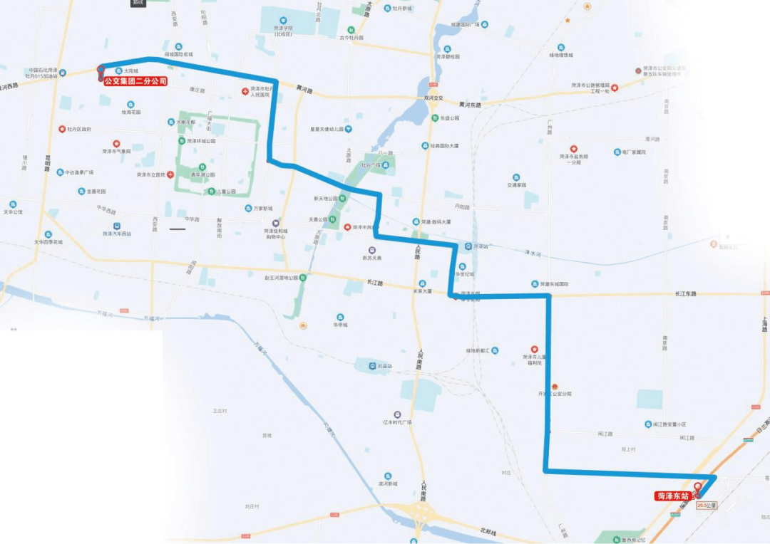 菏澤東站公交線路一定要記好哦~牡丹機場免費班車菏澤東站公交線路新